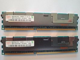 Server RAM Karten 8x16 GB (2 x 8GB)  2Rx4 PC3-10600R-9-10-E1