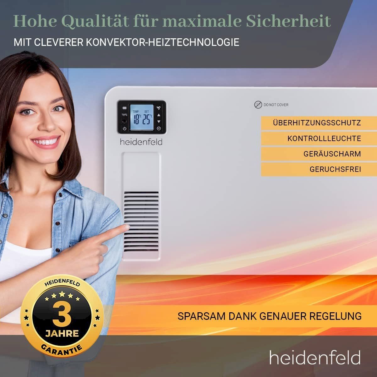 Cheminée: Heidenfeld Konvektorheizung EK100 – Neu und originalverpackt aus Bottighofen von zaap 6