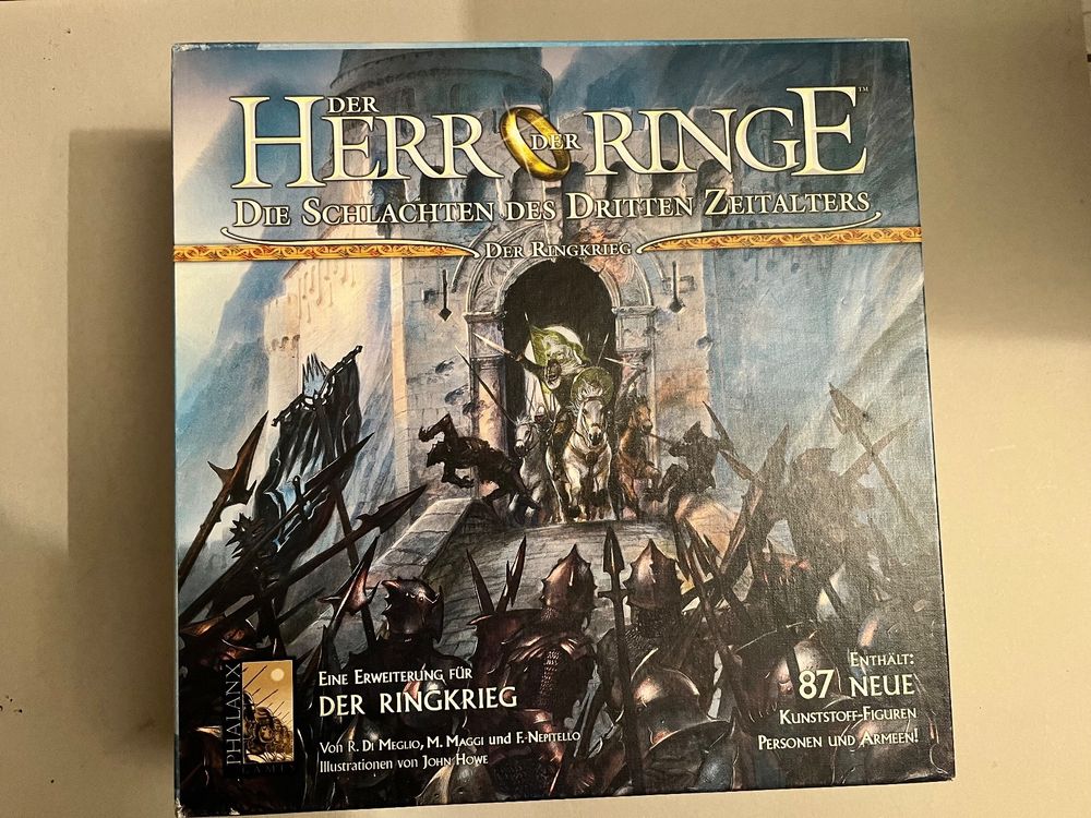 Herr der Ringe Der Ringkrieg Das Brettspiel Kaufen auf Ricardo