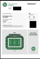 FC St.Gallen 1879 - FC Zürich Ticket B2