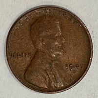 UNITED STATES OF AMERICA CENT 1947 S LINCOLN WHEAT