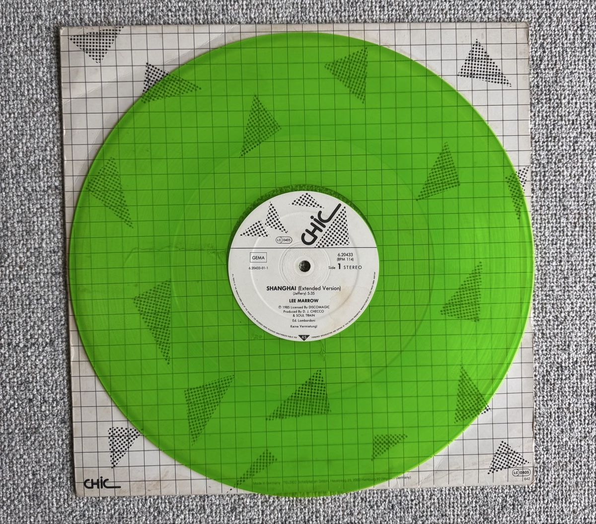 Dischi in vinile: Lee Marrow  - Shanghai - 12" Maxi - 80s/Italo Disco – Usato da Rorbas venduto da BlackstarRecords