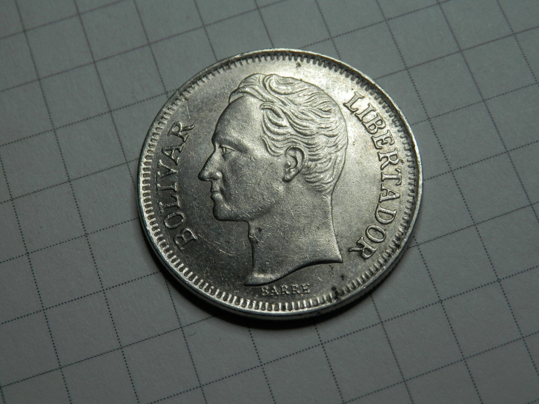 Alle Münzen: Venezuela 1 Bolivar, 1989 – Gebraucht aus Weiach von weiach81