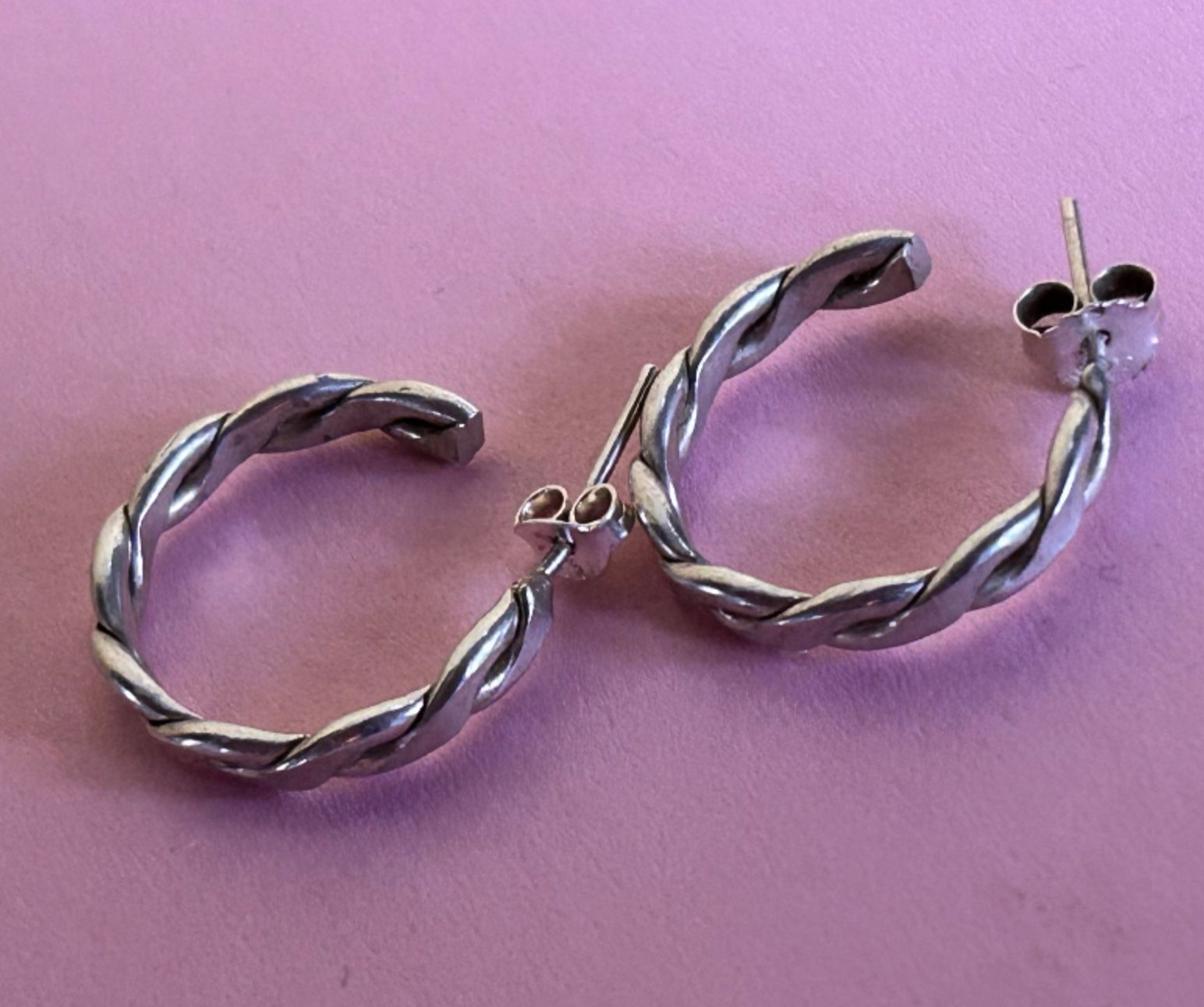 Orecchini pendenti & Orecchini a lobo: Sterling Silber Kreolen ZOPF – Usato da Dittingen venduto da Bellevista 1