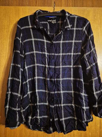 Damen Bluse Gr.42, Langarm, kariert