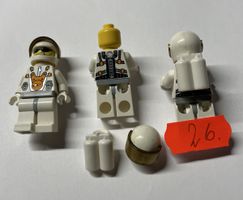 3 Stück Lego Figuren Mars Mission Space Astronaut.