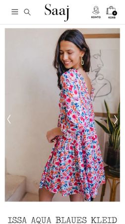 Saaj Sommerkleid Grösse 1, 100% Viscose