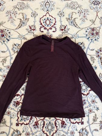 Burgundy Skims Longsleeve 