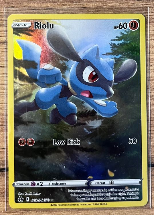 Riolu GG26/70 Pokemon Galarian Gallery Crown Zenith (Gebraucht) in ...