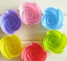 6 PCS Silikon-Muffin-Kuchenbecher / Flower