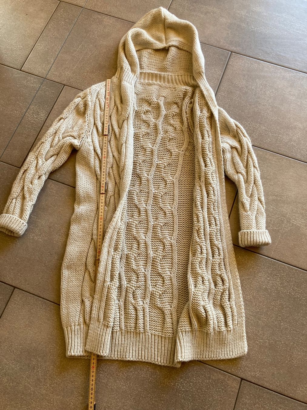 Giacche: Strickjacke lang, mit Kapuze; Neu – Nuovo (secondo la descrizione) da Mosnang venduto da Kusli09 1