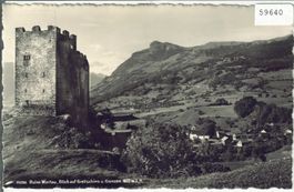 Ruine Wartau - Blick auf Gretschins und Gonzen