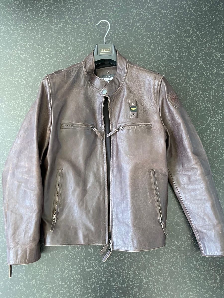 Vestes: Blauer USA - Genuine Leather Jacket – Neuf (Voir description) à St. Gallen par Asmolon