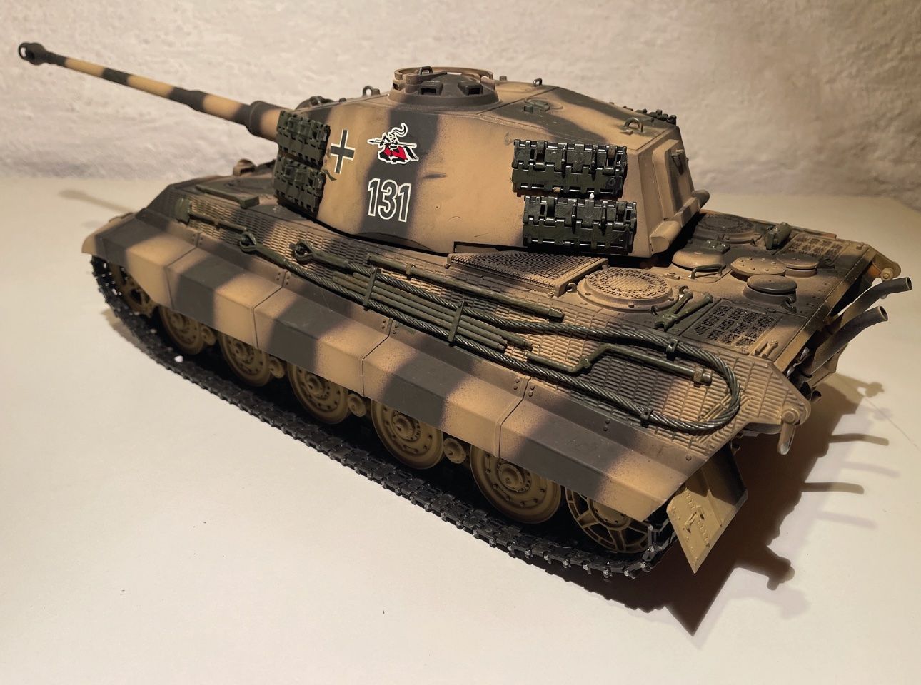 Modellismo RC: Torro RC Königstiger Panzer 1/16, mit Holzbox! – Usato da Laufenburg venduto da smoritz01 9