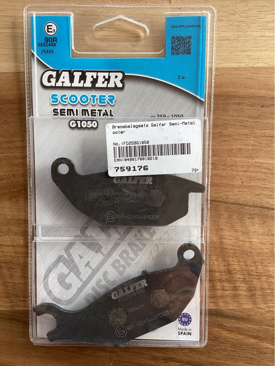 Scooter: Roller Bremsbeläge Galifer Spanien – Nuovo e nell'imballaggio originale da Luzern venduto da Nufi6