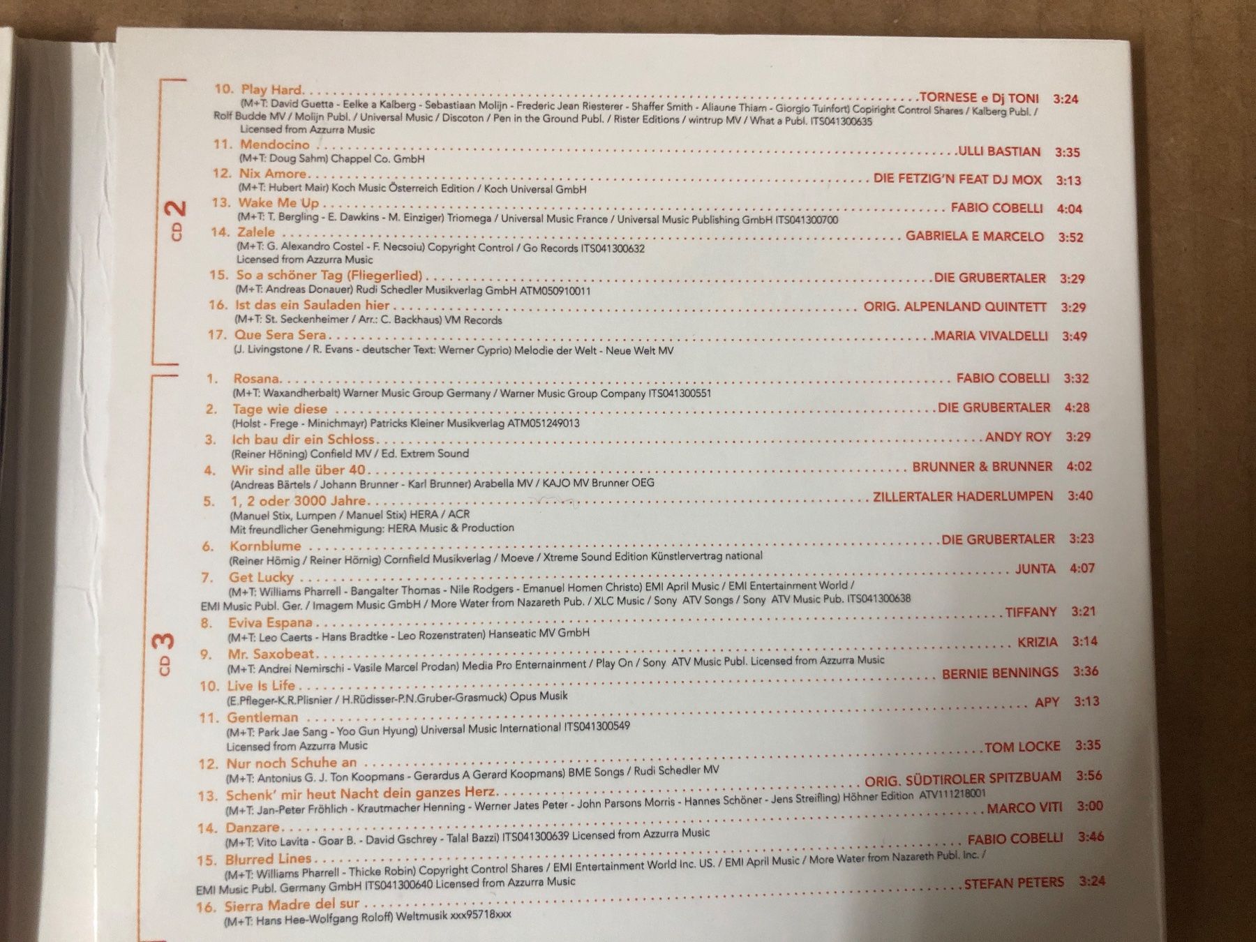CD: Party 50 Hits 3 CDs – Usato da Eschlikon TG venduto da 1.- 3