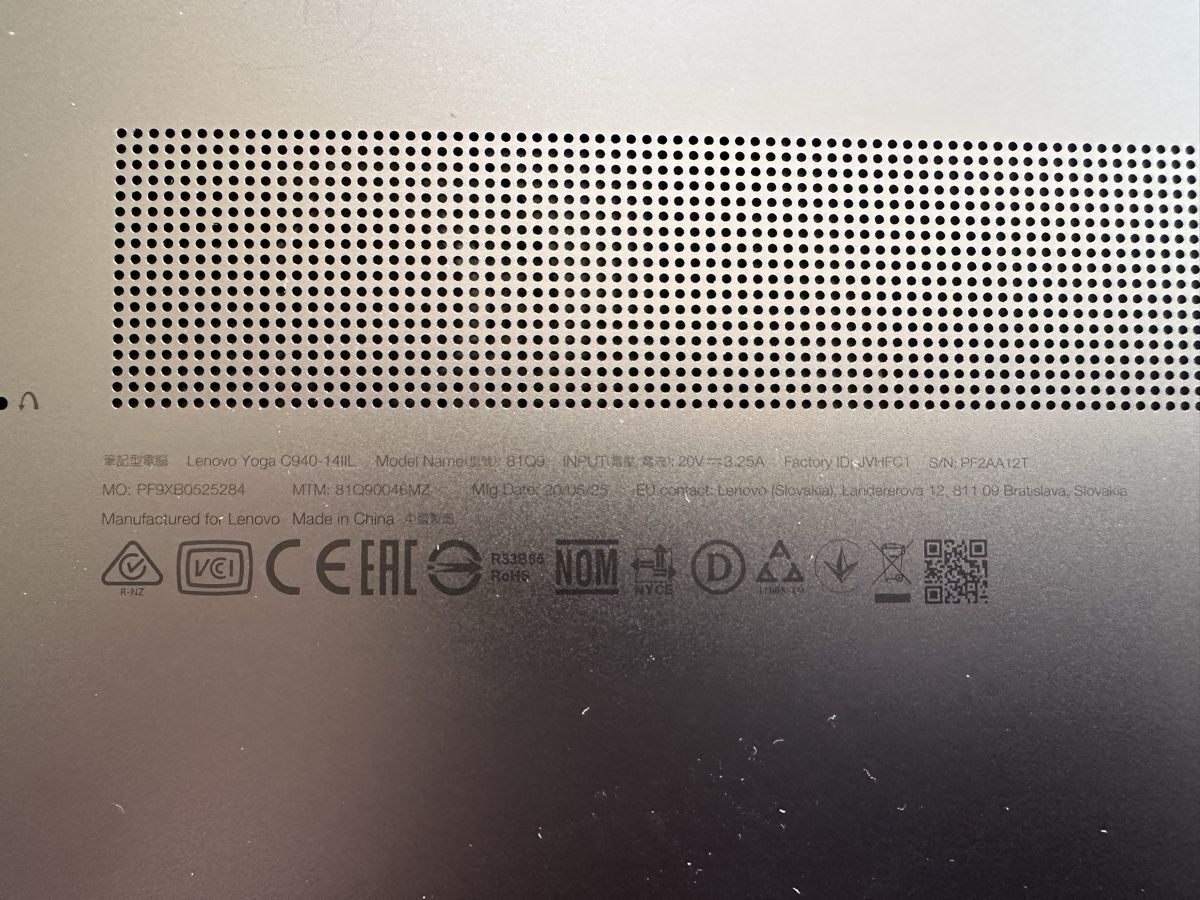 Lenovo Notebook: Lenovo Yoga C940 – Usato da Biel/Bienne venduto da Adii95 7