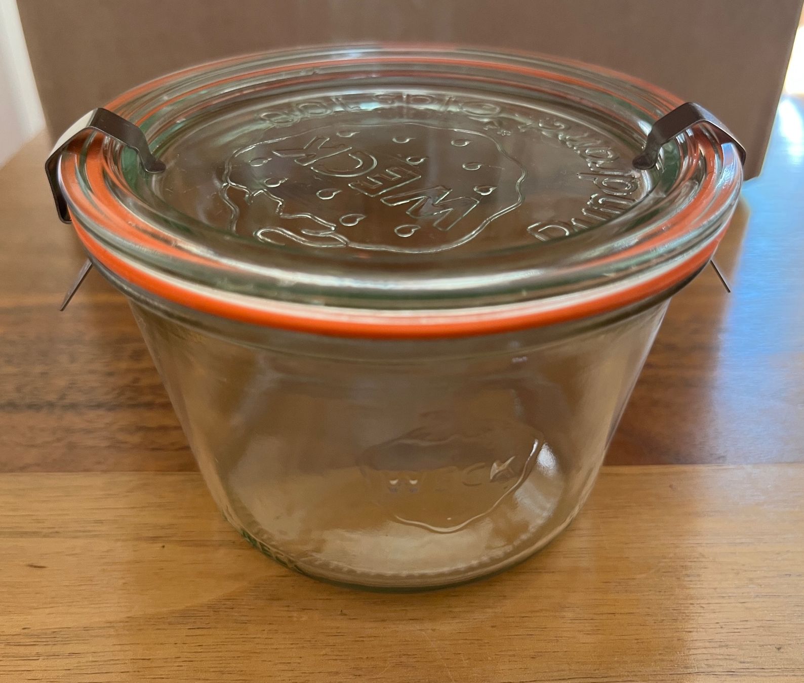 Weck Behälter & Ähnliches: Weck Rundrand-Glas 100 / 370ml – Gebraucht aus Horgen von Raebeli 1
