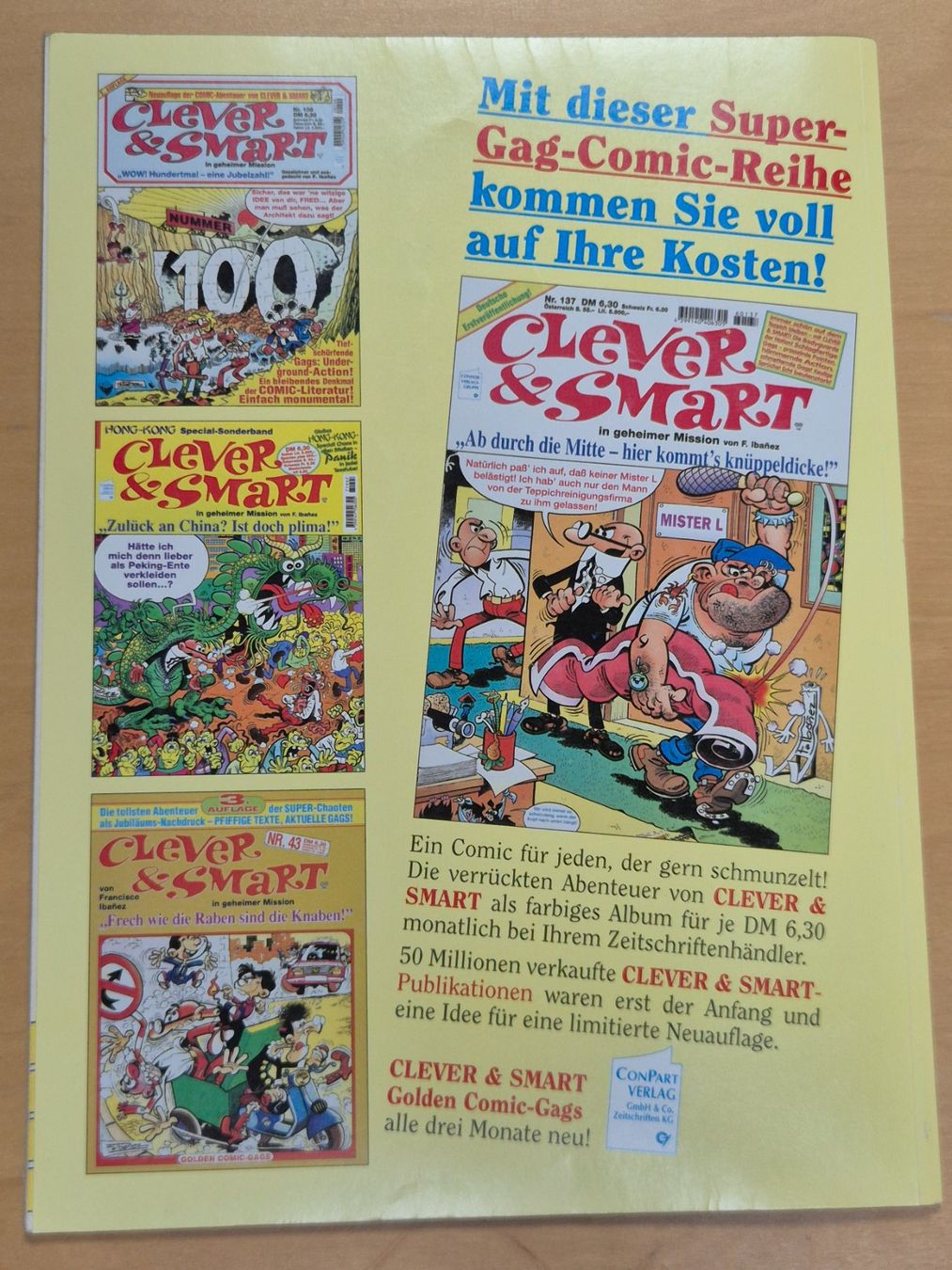 Fumetti: Clever & Smart Nr. 112 2. Auflage – Usato da Oensingen venduto da Pogomachine 1