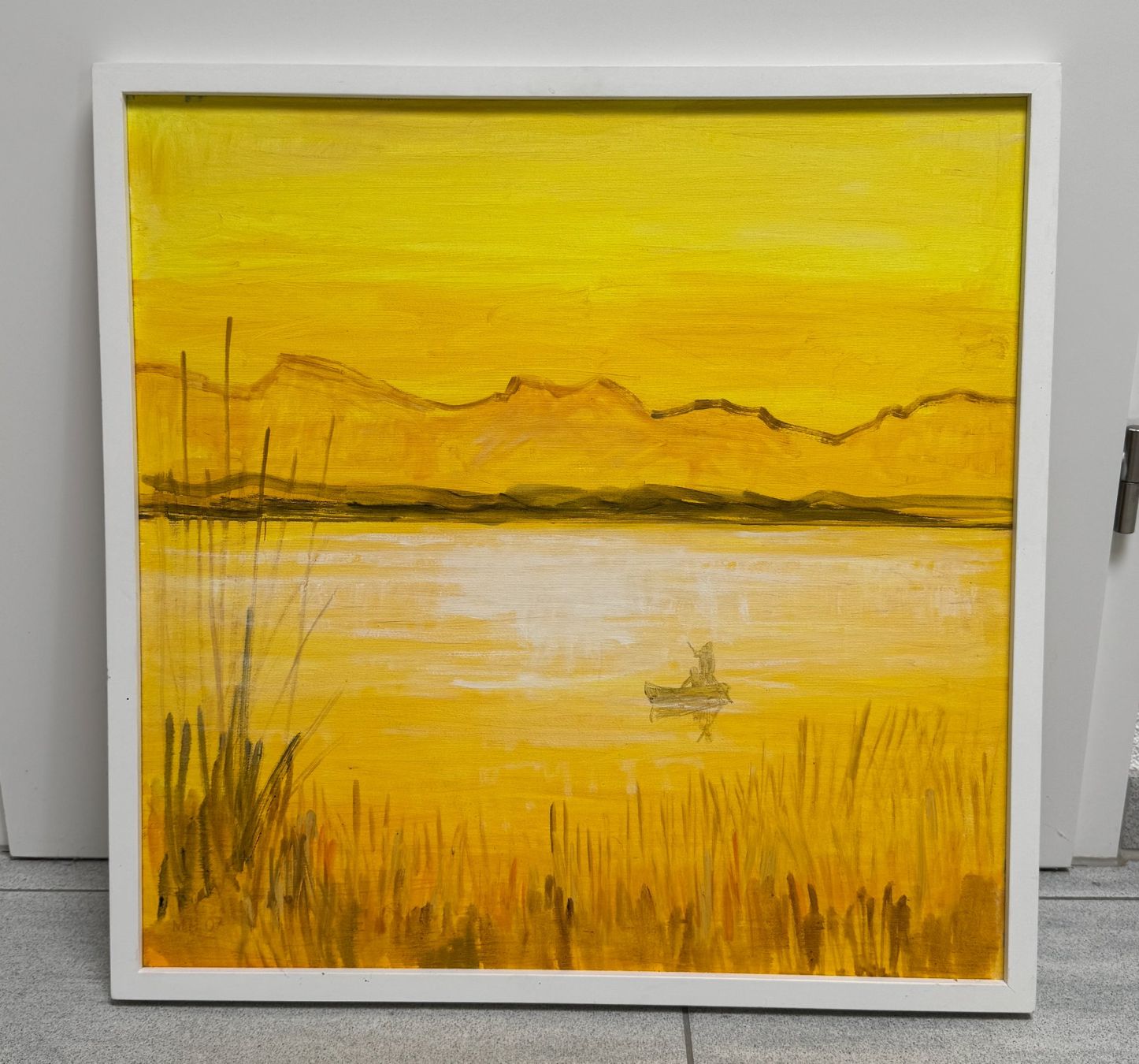 Dipinti: Martin Herzig - Ölbild goldene Abendstimmung – Usato da Oensingen venduto da Faebu_00 1