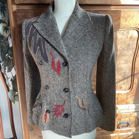 Vintage Designer Dolce & Gabbana Tweet Blazer with receipt