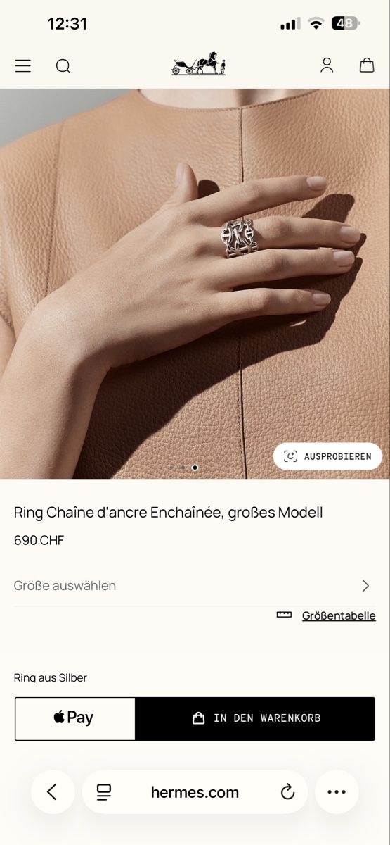 Hermès Bagues: HERMES Ring – Neuf (Voir description) à Basel par David_2019 7