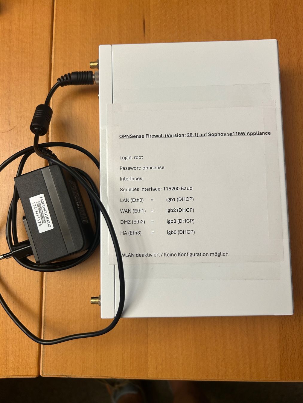 Firewall: OPNSense Firewall – Gebraucht aus Eggenwil von Panda-Baer
