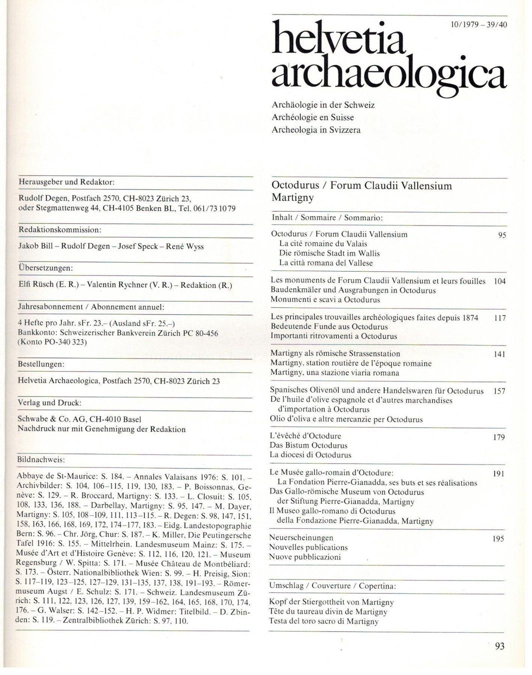 Libri: Archäologie: Octodurus / Römisches Martigny VS – Nuovo (secondo la descrizione) da Biel-Benken BL venduto da rud_yc8p 1