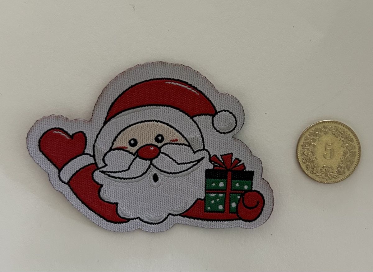 Placchette & Badge: Weihnachts-Aufnäher Badge Flicken, Samichlaus – Nuovo (secondo la descrizione) da Münsingen venduto da dan_tw5r
