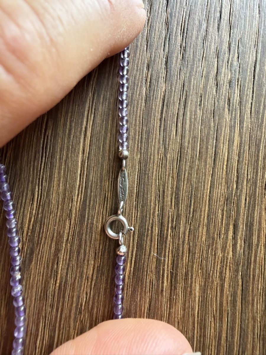 Thomas Sabo Catenine: THOMAS SABO Wunderschöne Amethyst Kette 925 Silber – Nuovo (secondo la descrizione) da Maur venduto da my_private_sale 2