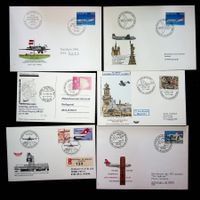 SUISSE  POSTE AÉRIENNE  6 LETTRES 1976-1988 /U288