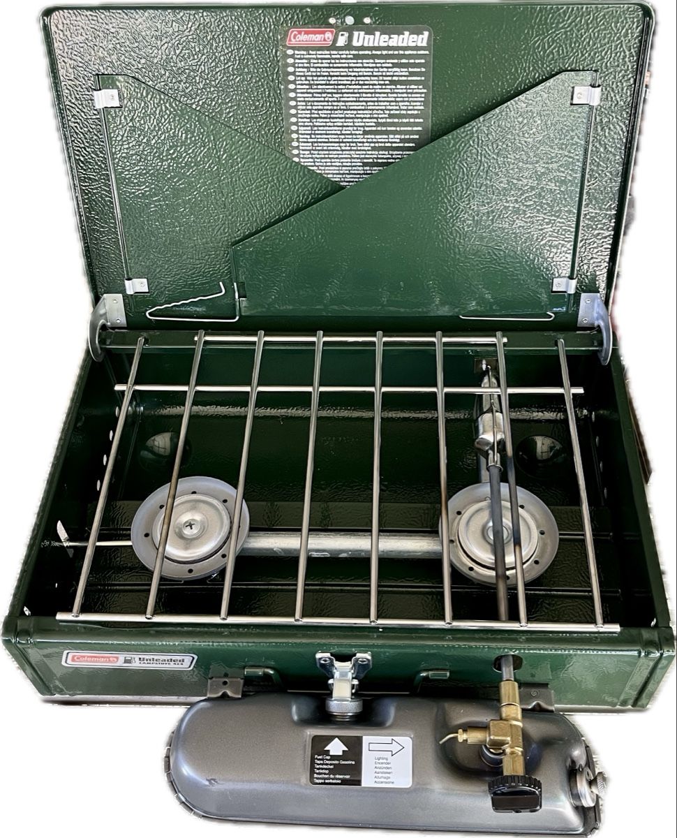Coleman Elettrodomestici da cucina: Coleman 424 Benzinkocher 2-flammig – Nuovo (secondo la descrizione) da Möriken AG venduto da Troemer