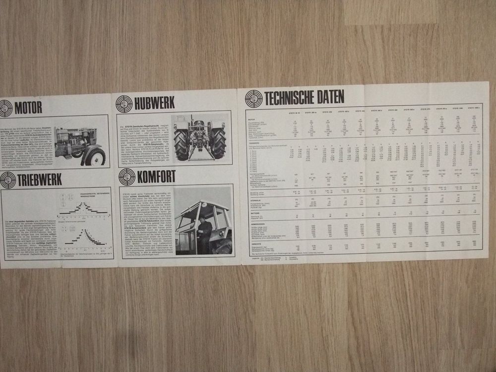 Traktor Prospekt Steyr - Plus - Serie | Kaufen auf Ricardo