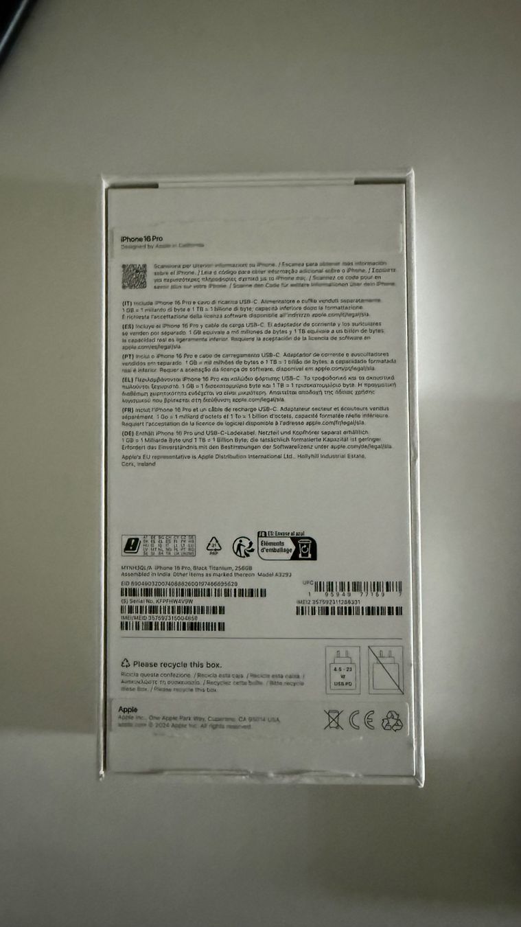 Apple Portables: iPhone 16 Pro 256gb – D'occasion à Busswil TG par Mal16dg 3