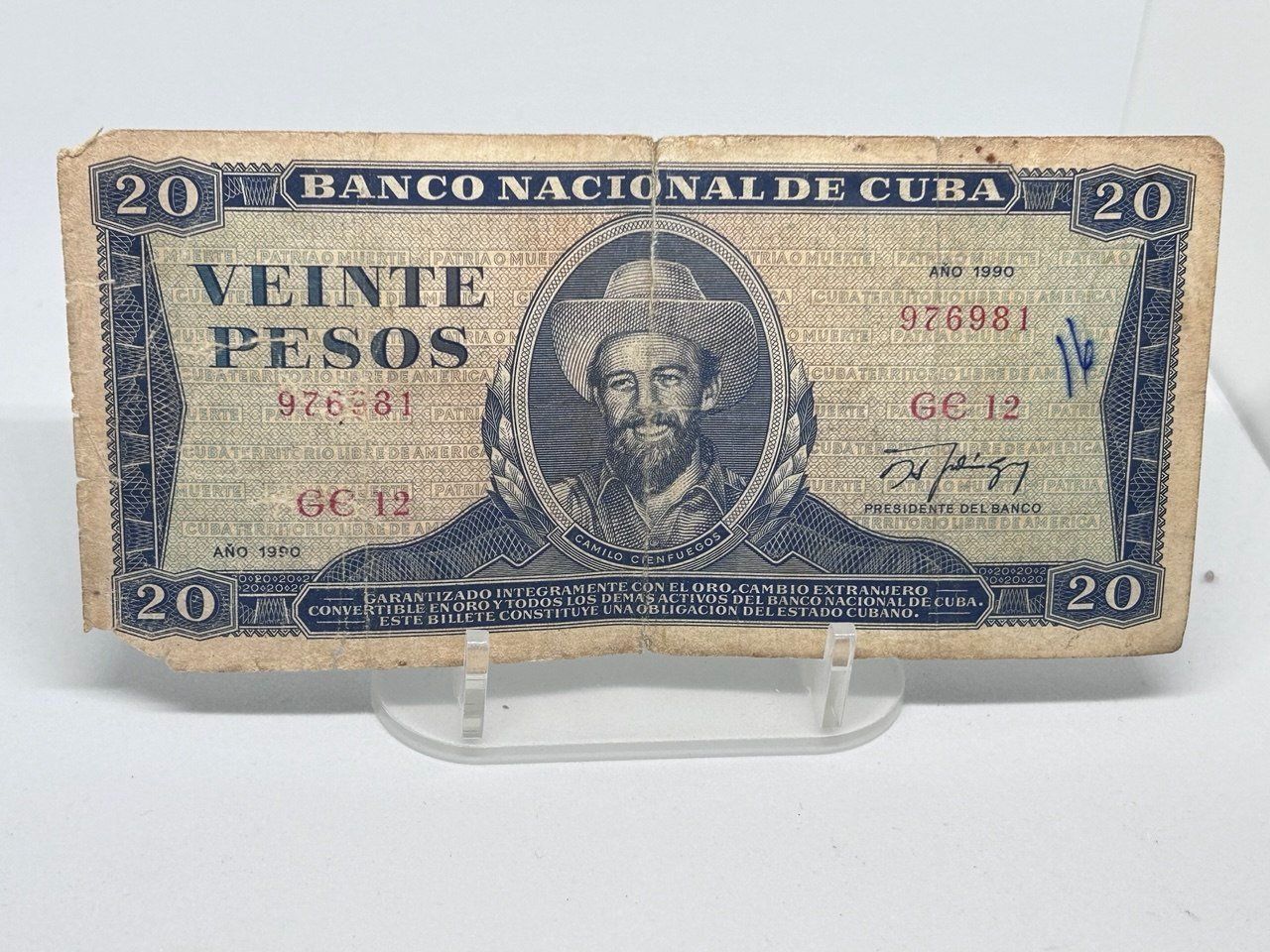 Banconote: 20 Pesos Cubani 1990 – Usato da Giubiasco venduto da LorisVale