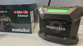 Metabo Robustes Baustellenradio mit DAB+ uns Bluetooth