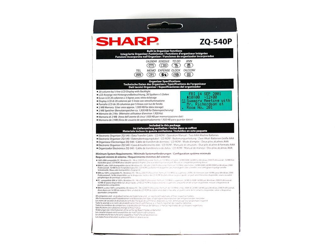Organiseurs PDA: Sharp Electronic Organizer – Neuf (Voir description) à Urtenen-Schönbühl par Restwert_Schoenbuehl 3
