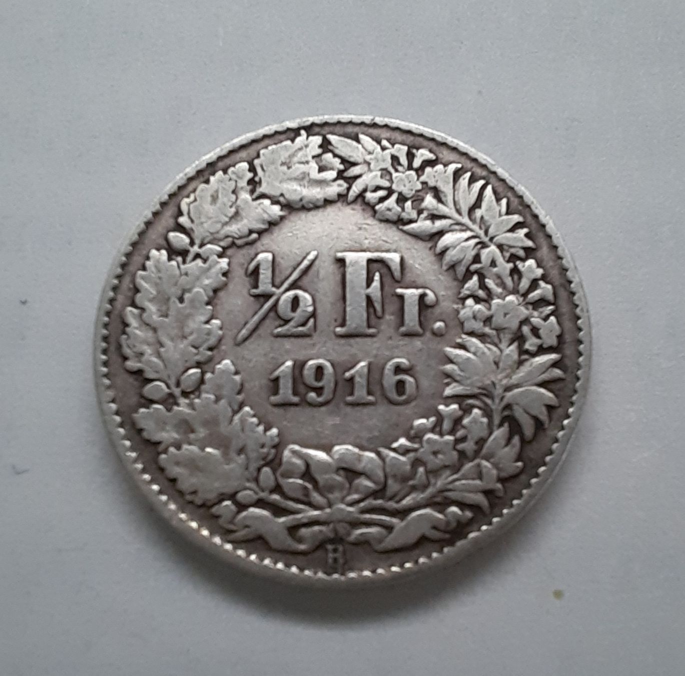 Toutes les monnaies: 1/2 Franken Silber 1916 – D'occasion à Bremgarten AG par cec_5nzz