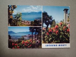 Locarno Monti Tessin mehrbildrig alte Edition