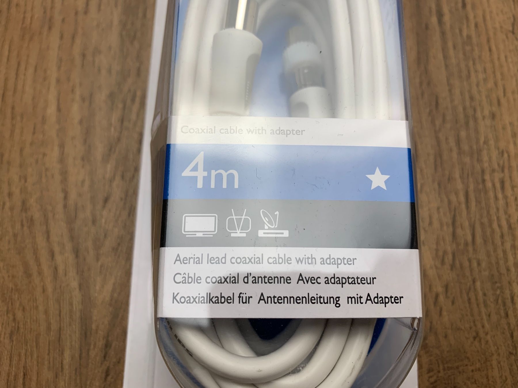 Cavi: Tv Fernseh Kabel 4m Philips – Nuovo e nell'imballaggio originale da Hallau venduto da R.R.91 1