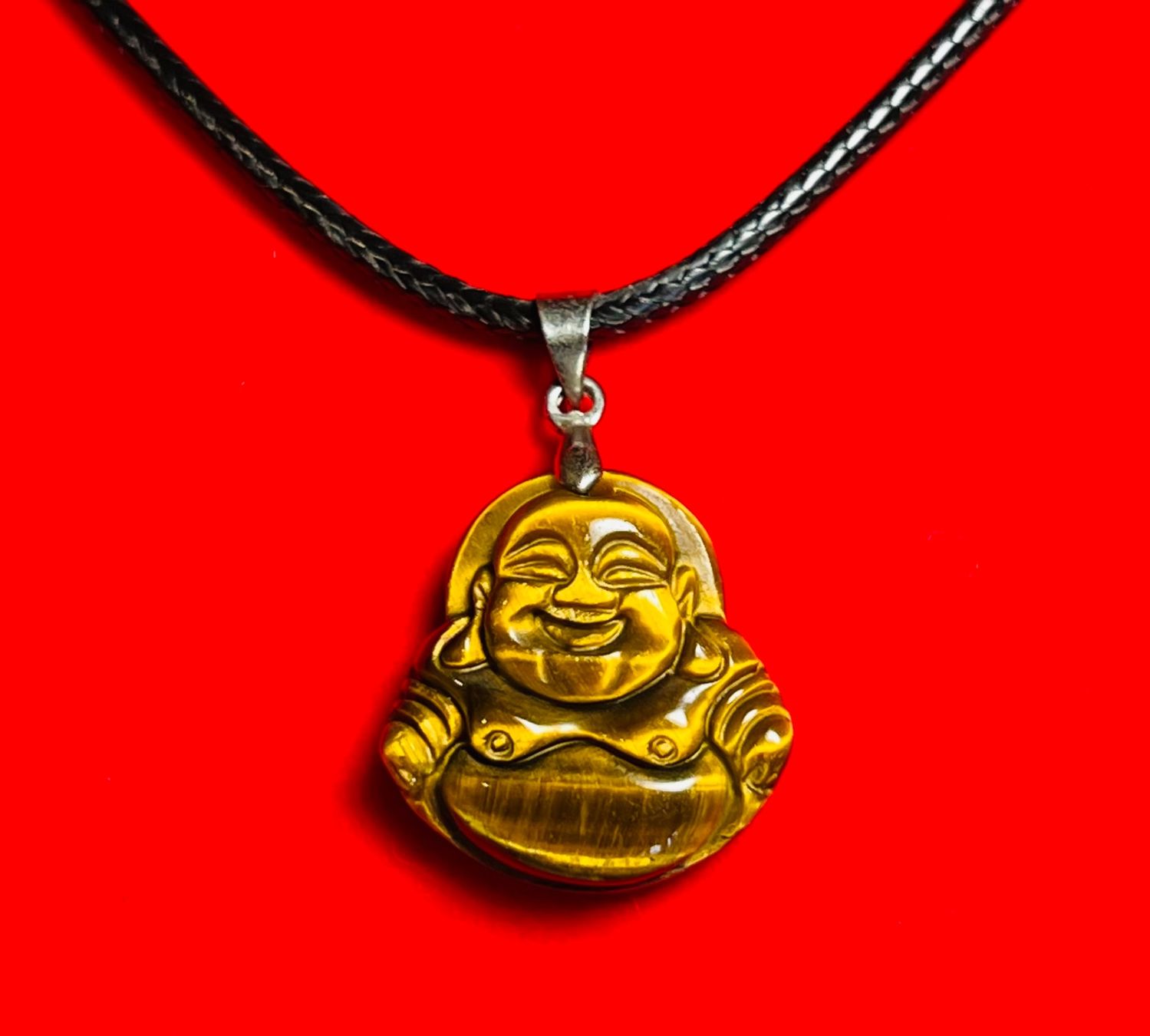 Anhänger: BUDDHA Tiger Eye EdelStein KeTTe...für Körper & Psyche... – Neu (gemäss Beschreibung) aus Zürich von stock4you 1
