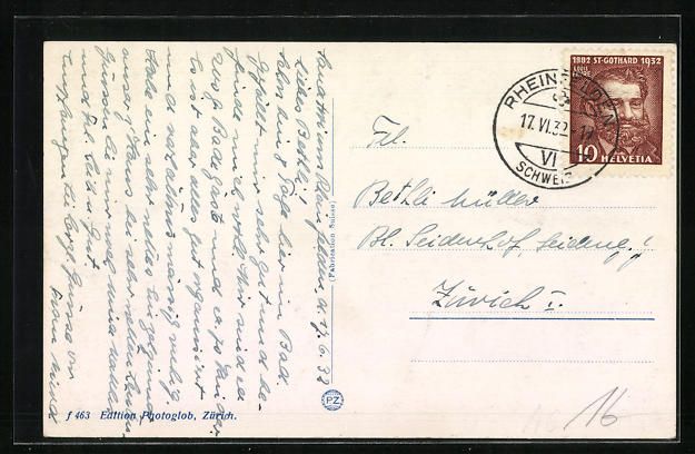 Cartoline postali: AK Rheinfelden, Sanatorium, 1932 – Usato da Berlin venduto da bartko-reher 1