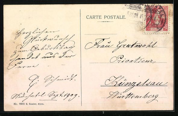 Cartoline postali: AK Neuchâtel, Palais Rougemont – Usato da Berlin venduto da bartko-reher 1