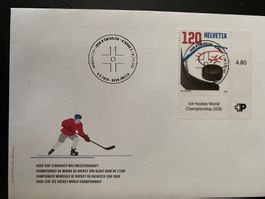FDC 5.9.2026  Hockey WM   Vollstempel