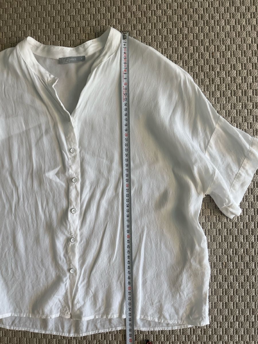 Nile Blusen: Bluse Nile, weiss, S – Gebraucht aus Solothurn von Bobesch08 5