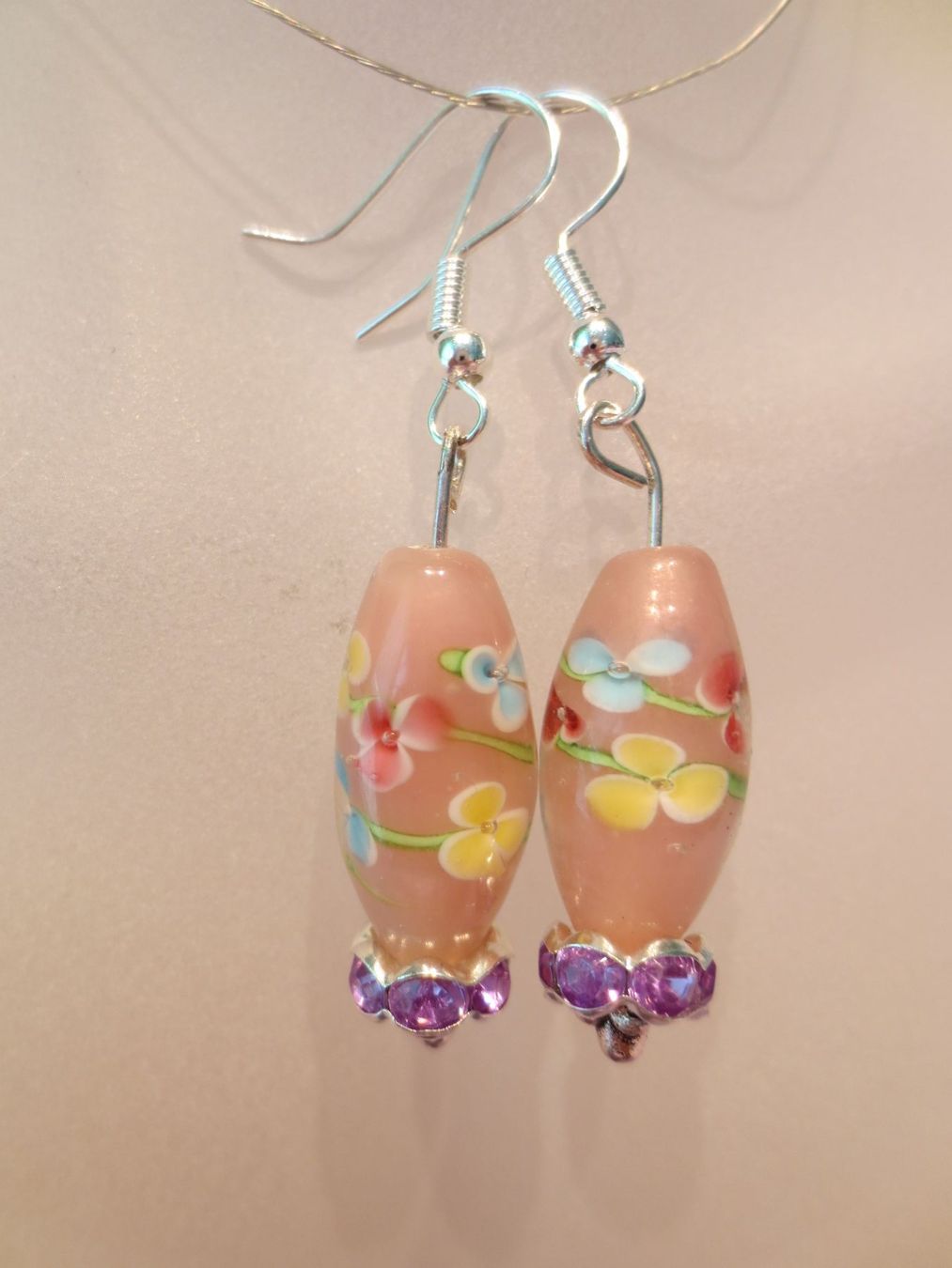 Murano Orecchini pendenti & Orecchini a lobo: Murano Ohrhänger Rosa Nr. 1 – Nuovo (secondo la descrizione) da Zollikofen venduto da tayaa13