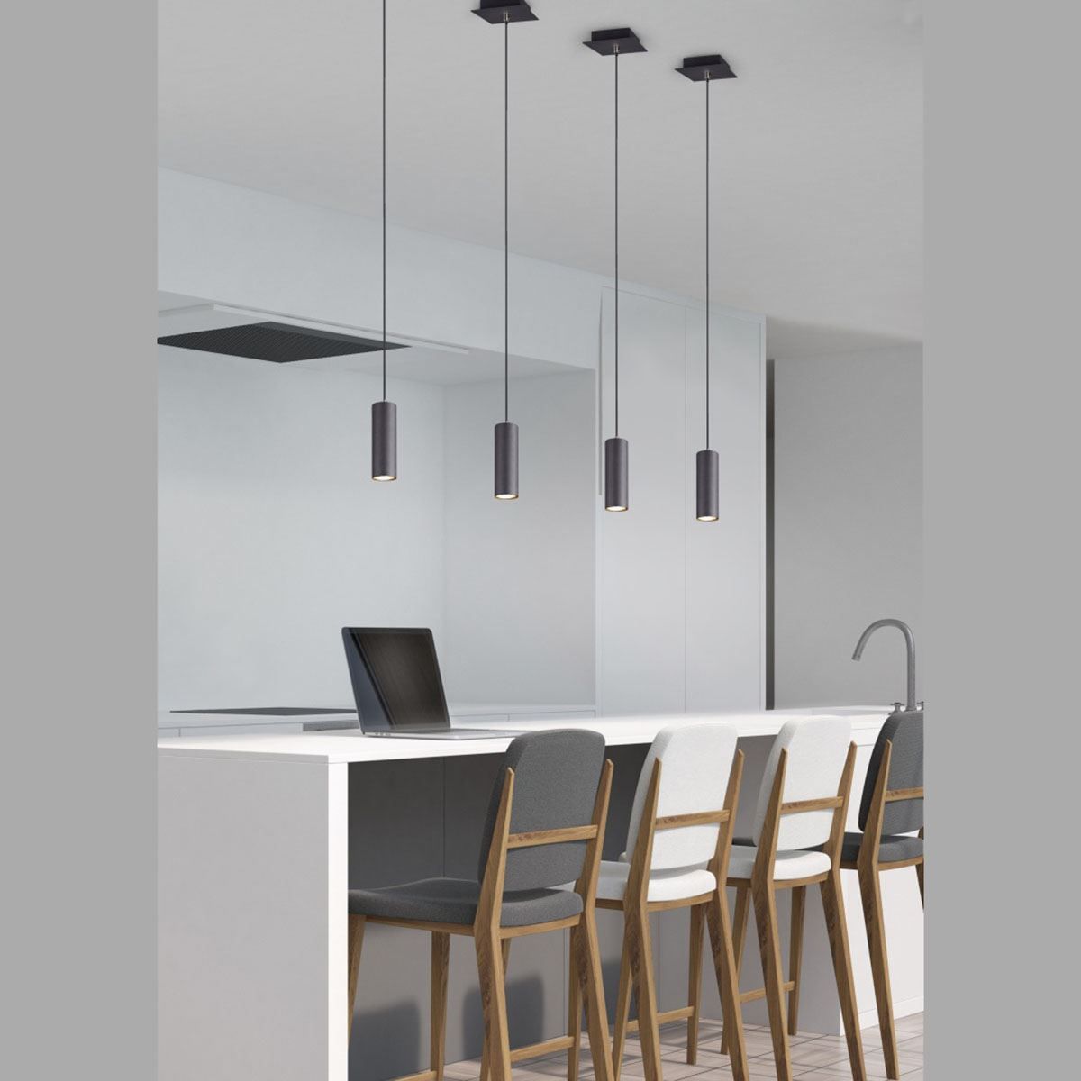 Kronleuchter & Deckenlampen: Pendelleuchte, Schwarz, 75 cm x 9 cm – Neu (gemäss Beschreibung) aus Kreuzlingen von Smart-Light 2