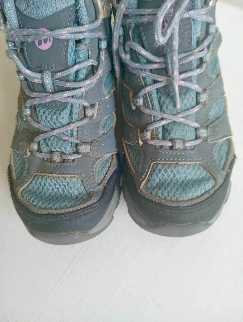 Merrell Scarpe per ragazzi: Merrell Moab 3 Mid WP Leder/Textil Blue Waldschule Gr. 32 – Usato da Allschwil venduto da Evgeniia78 6