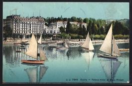 AK Ouchy, Lac Leman, 1909