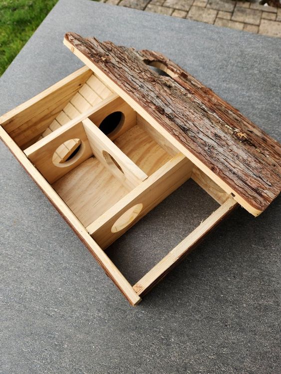 Litewood Kletterspielzeug Für Kleine Nagetiere – Aus Naturholz, Bunt, Größe 9,5 X 8,7 X 14 Cm